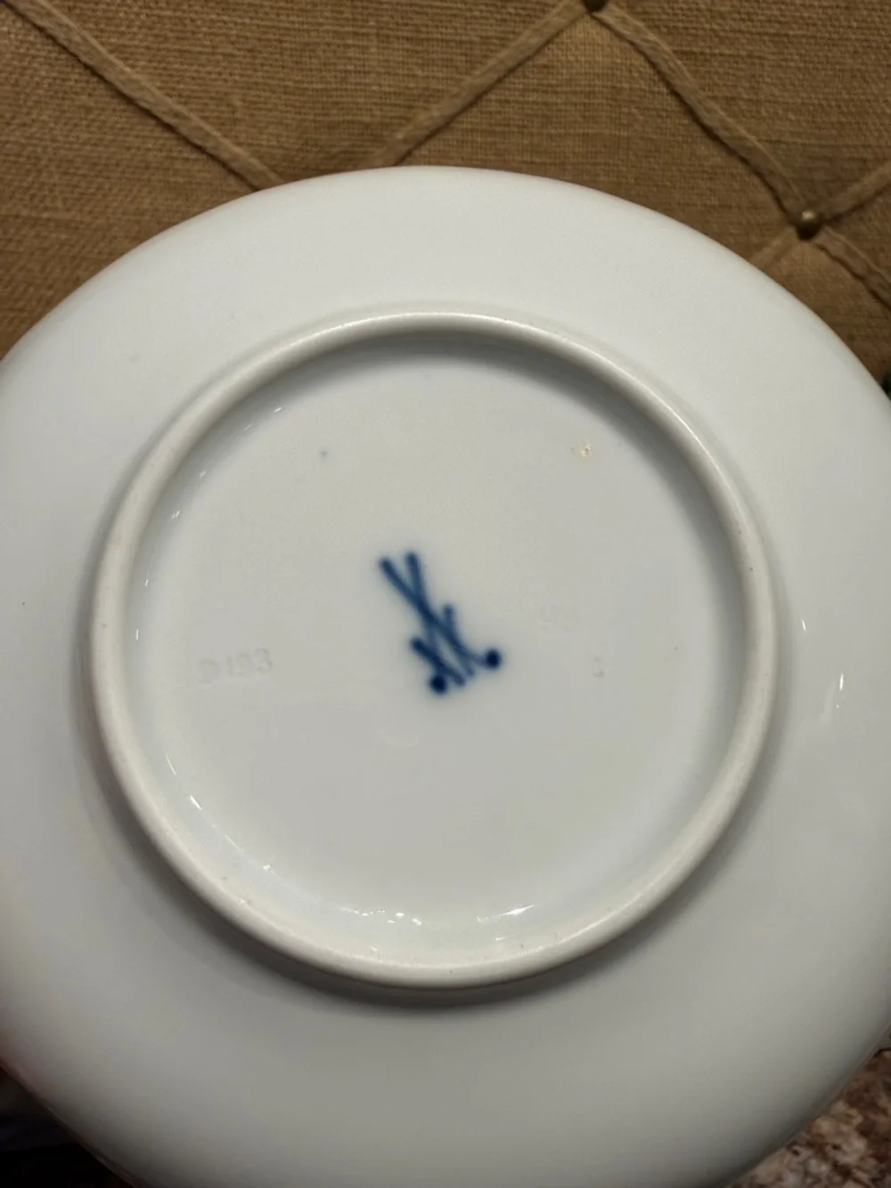 Vintage Meissen cup and saucer